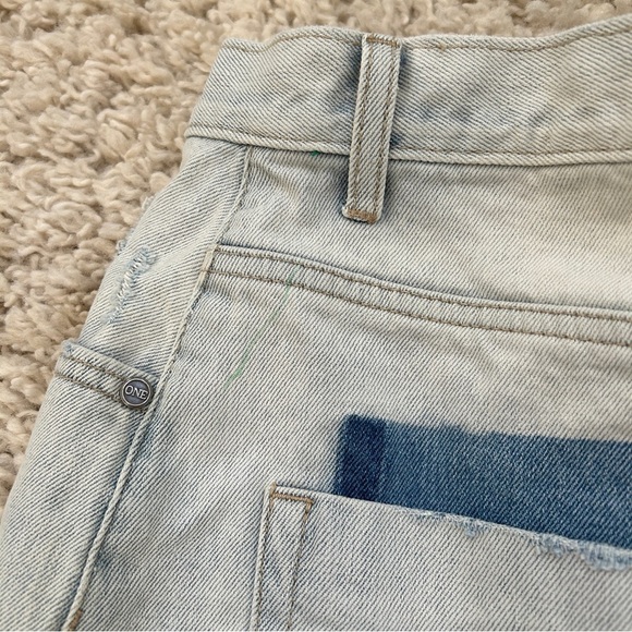 One x One Teaspoon Brando 2020 Denim Mini Skirt, Size 30 - Picture 14 of 14